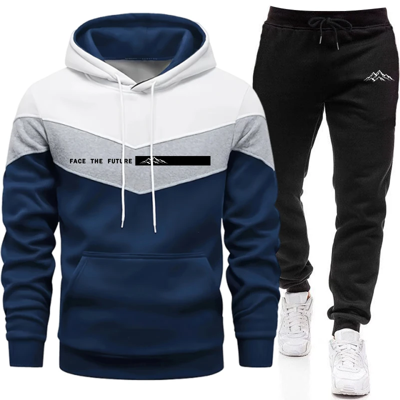 Mens Fashion Casual 2026 - Осенне-зимний повседневный спортивный костюм для мужчин,