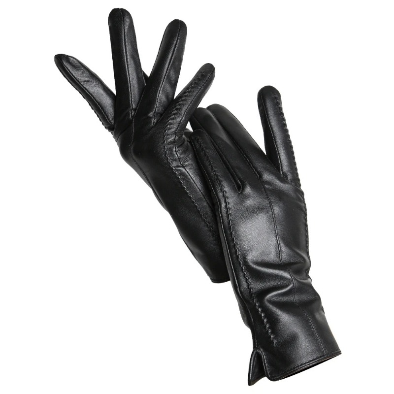 Driving Gloves Leather - Женские перчатки из овчины, зимние теплые
