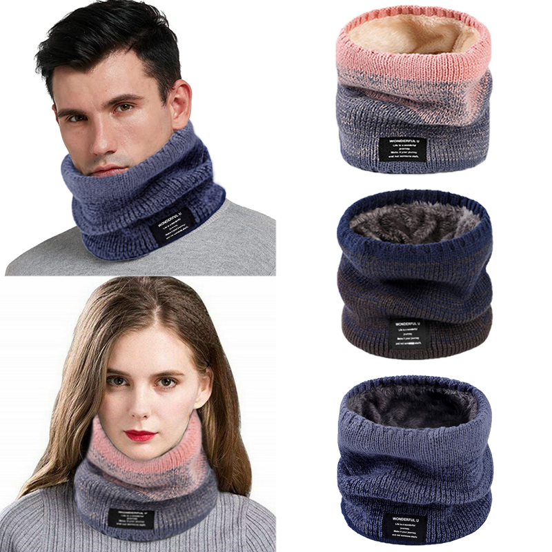 Men'S Fashion Head Scarf - Зимний женский и мужской вязаный платок