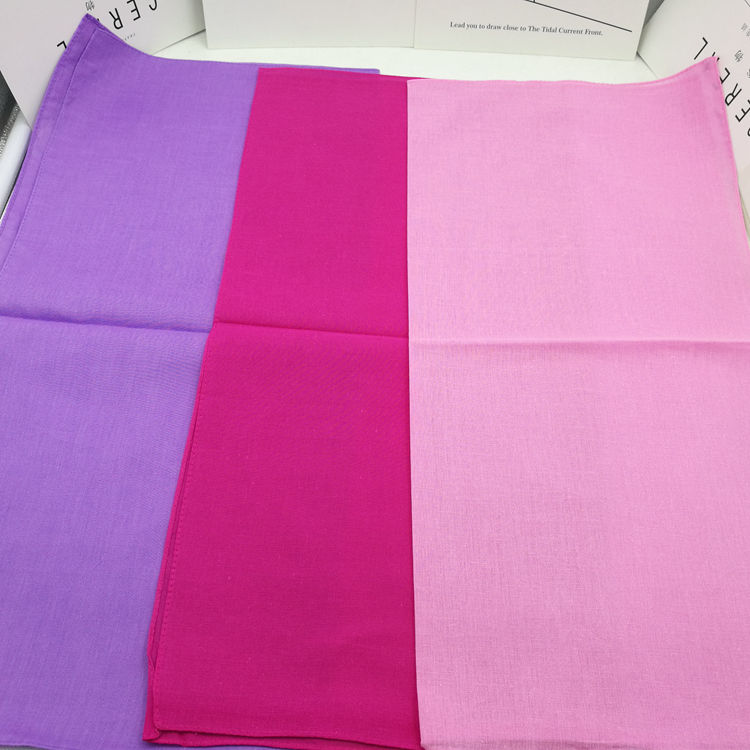Men'S Fashion Head Scarf - Однотонная хлопковая бандана в стиле хип-хоп