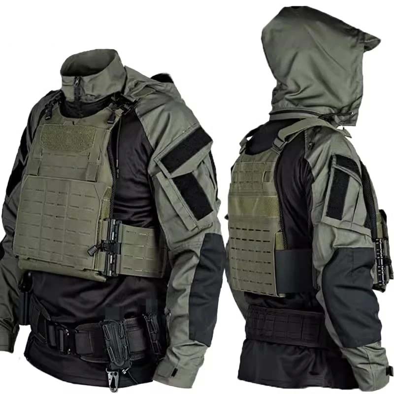 Military Shirt Men - Мужской тактический комплект: рубашка и брюки