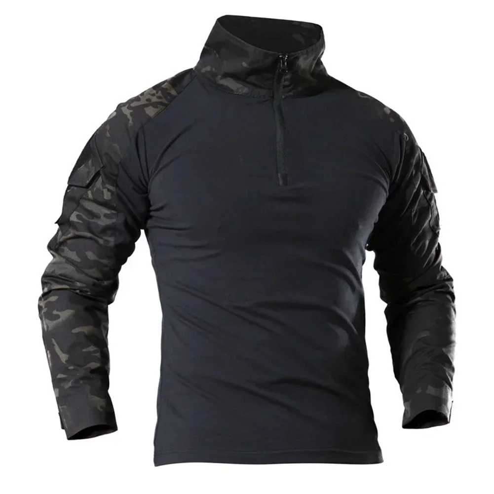 Military Shirt Men - Мужские камуфляжные тактические рубашки с длинным