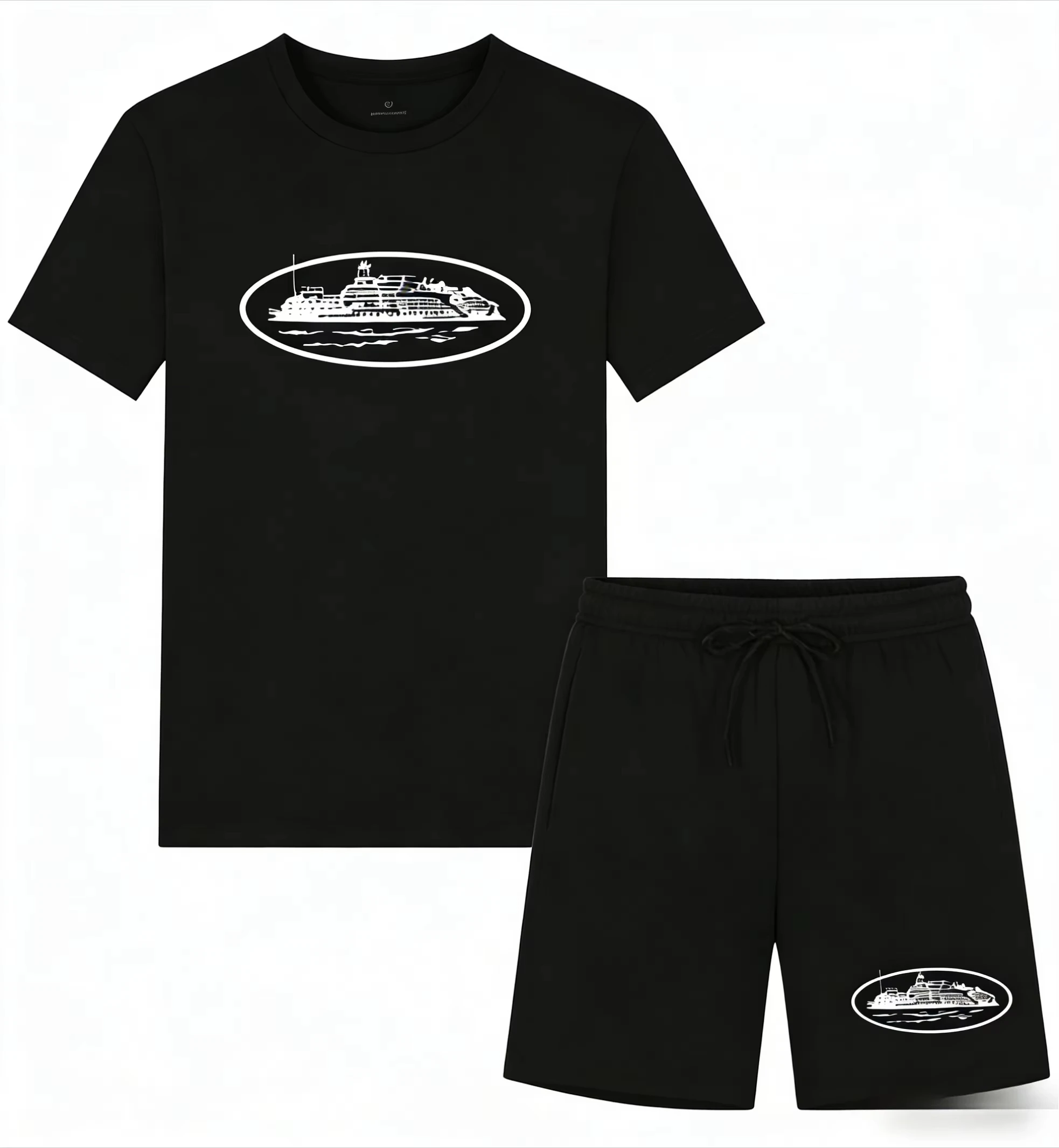 Men'S Fashion Brand - Летний новый комплект 2026: футболка и