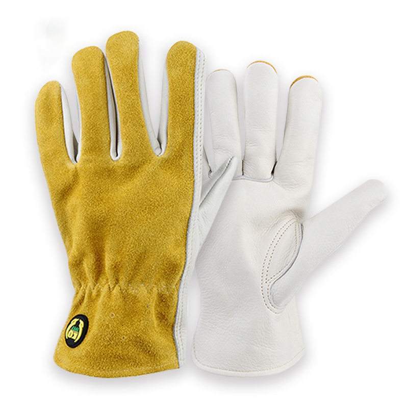 Driving Gloves Leather - Кожаные Защитные рабочие перчатки, перчатки для