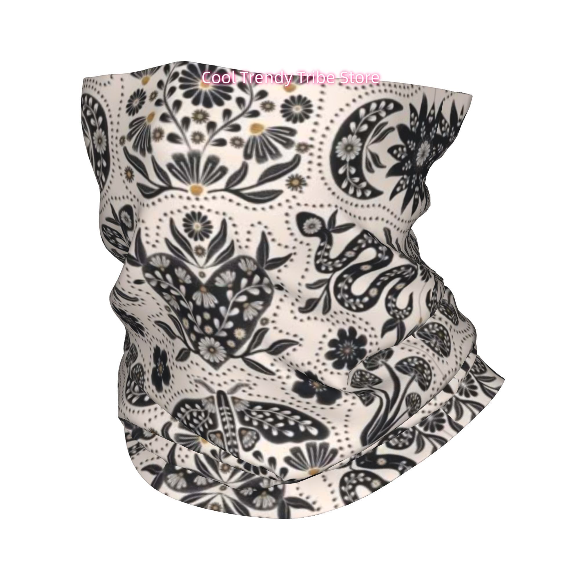 Men'S Fashion Head Scarf - Бандана в стиле ретро-фолк с растительным