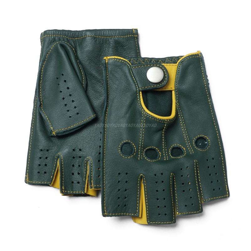 Driving Gloves Leather - Высококачественные новые мужские перчатки из натуральной