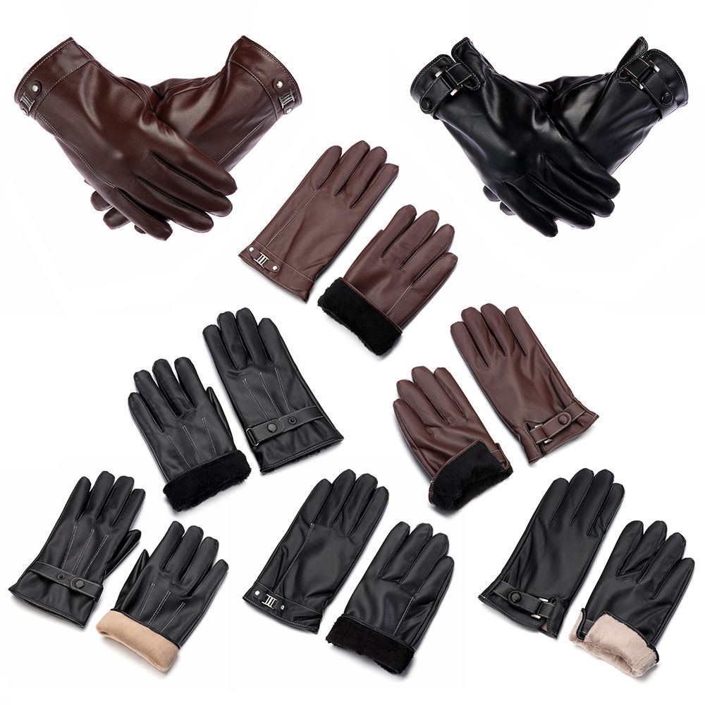 Мужские флисовые теплые кожаны – обзор и цена Driving Gloves Leather