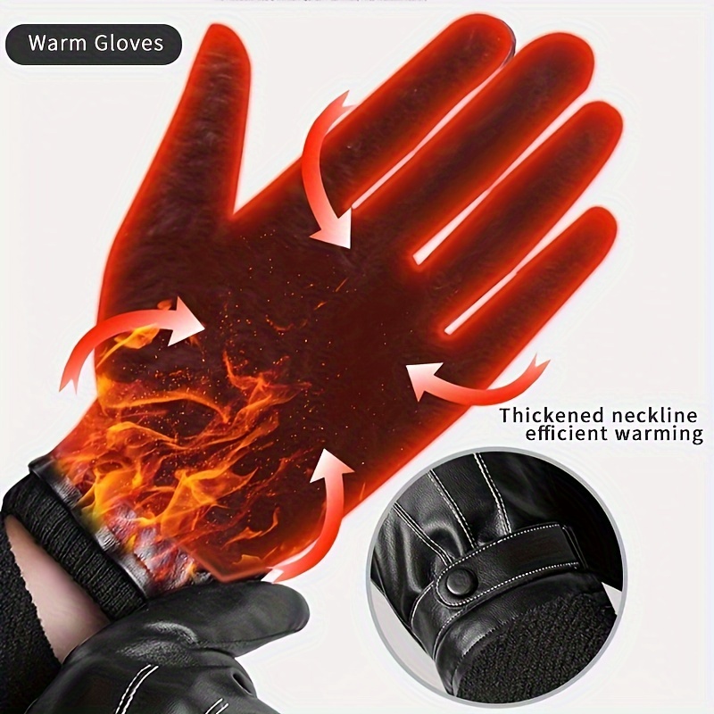 1 пара зимних перчаток, теплые – обзор и цена Driving Gloves Leather