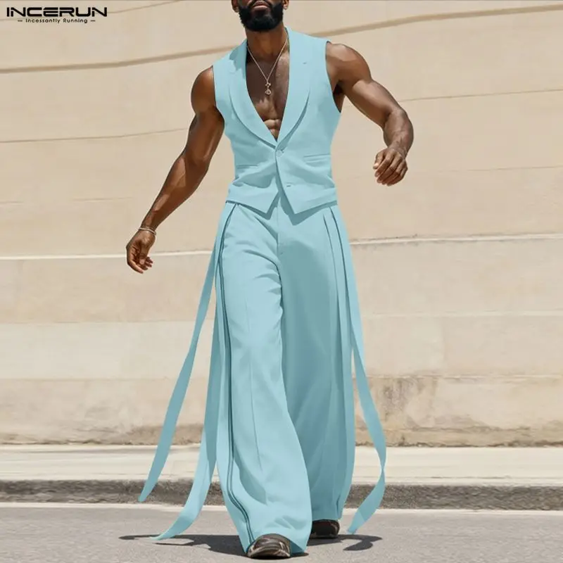 Мужской комплект INCERUN: одно – обзор и цена Mens Fashion Casual 2026