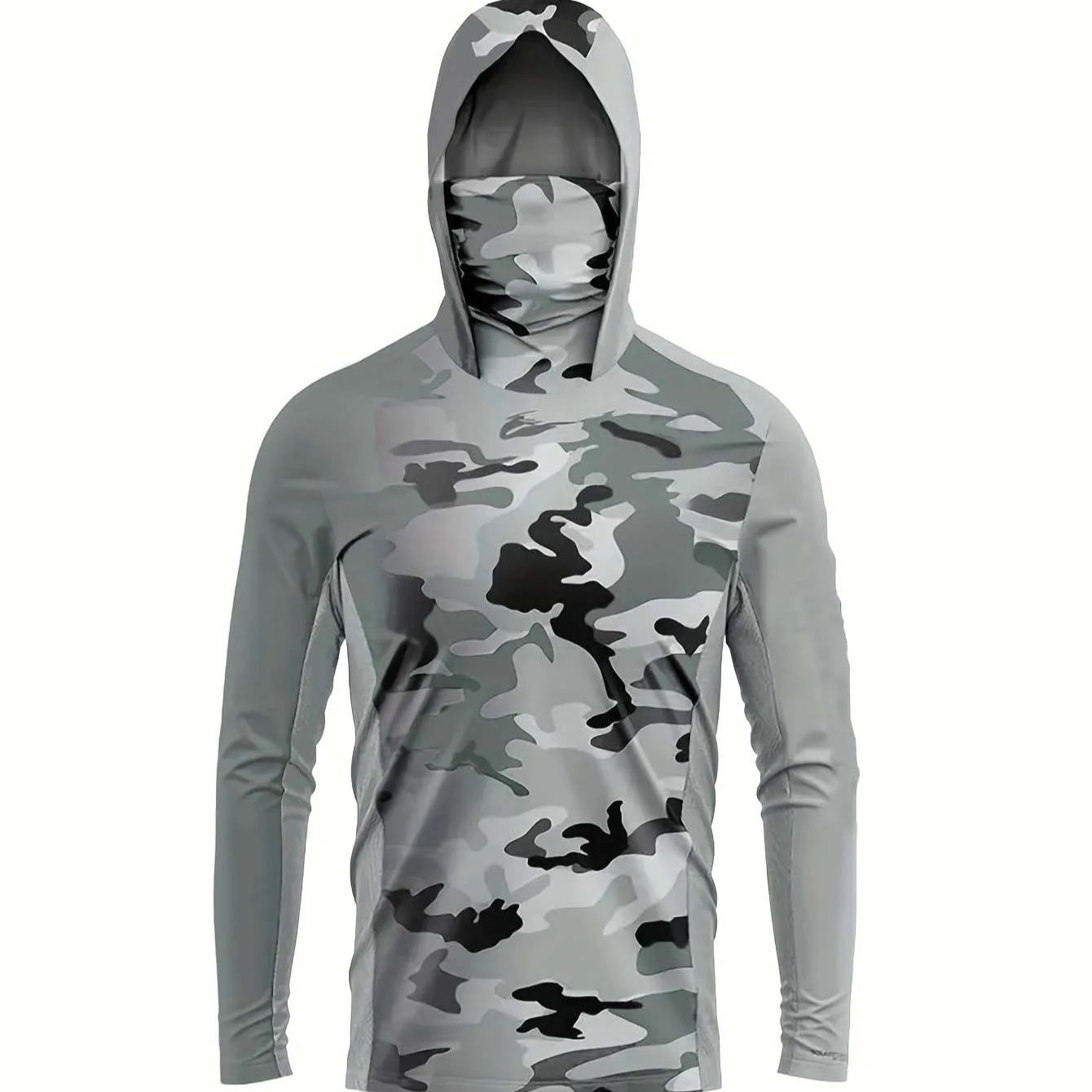 Футболка с капюшоном для рыбал – обзор и цена Military Shirt Men