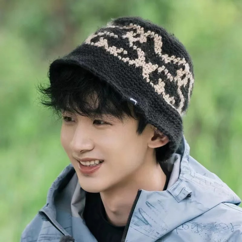 Вязаные вручную жаккардовые па – обзор и цена Mens Fashion Bucket Hat