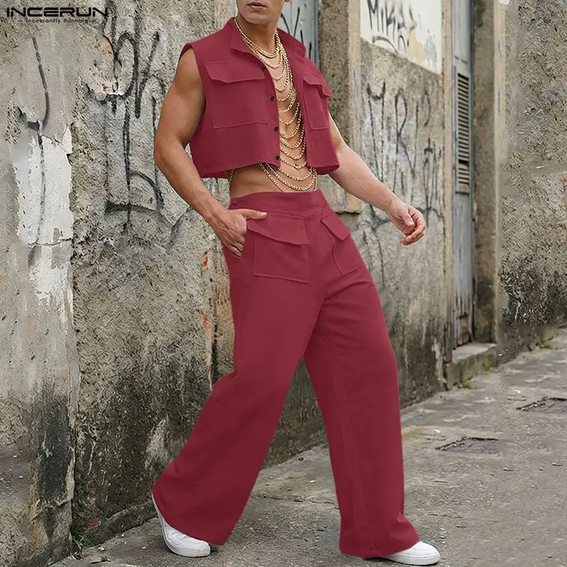 Мужской комплект INCERUN: одно – обзор и цена Mens Fashion Casual 2026