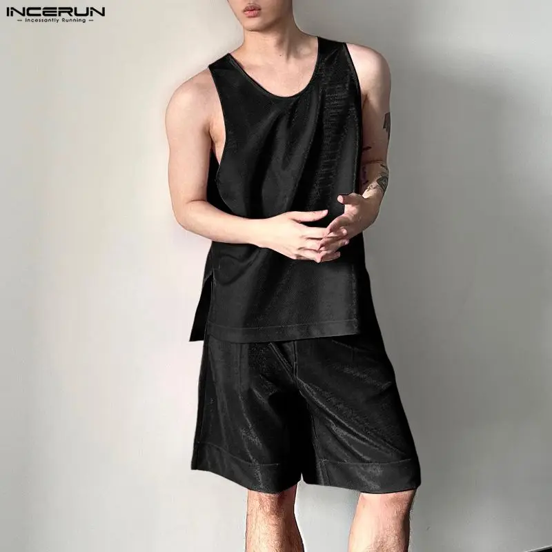 Мужские комплекты INCERUN: бле – обзор и цена Mens Fashion Casual 2026