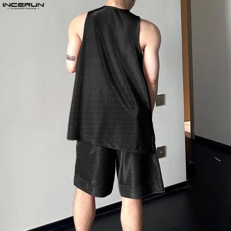 Мужские комплекты INCERUN: бле – обзор и цена Mens Fashion Casual 2026