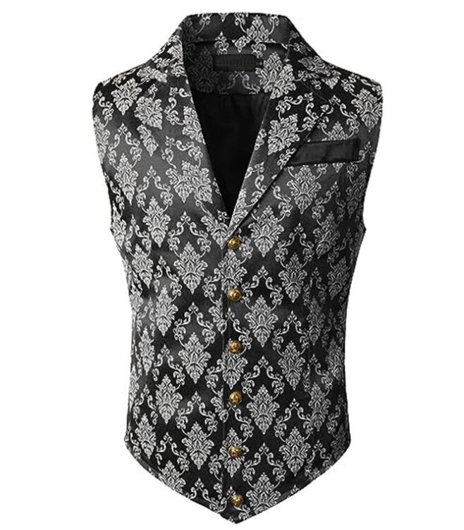Мужской жилет с викторианским  – обзор и цена Formal Waistcoat Vest