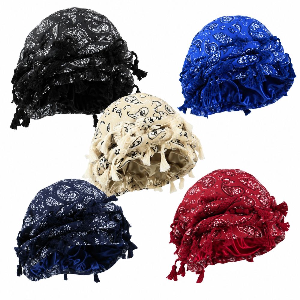 Универсальные атласные повязки – обзор и цена Men'S Fashion Head Scarf