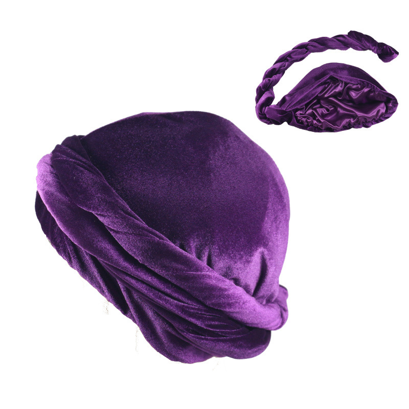 Сплошной цвет, мужской бархатн – обзор и цена Men'S Fashion Head Scarf