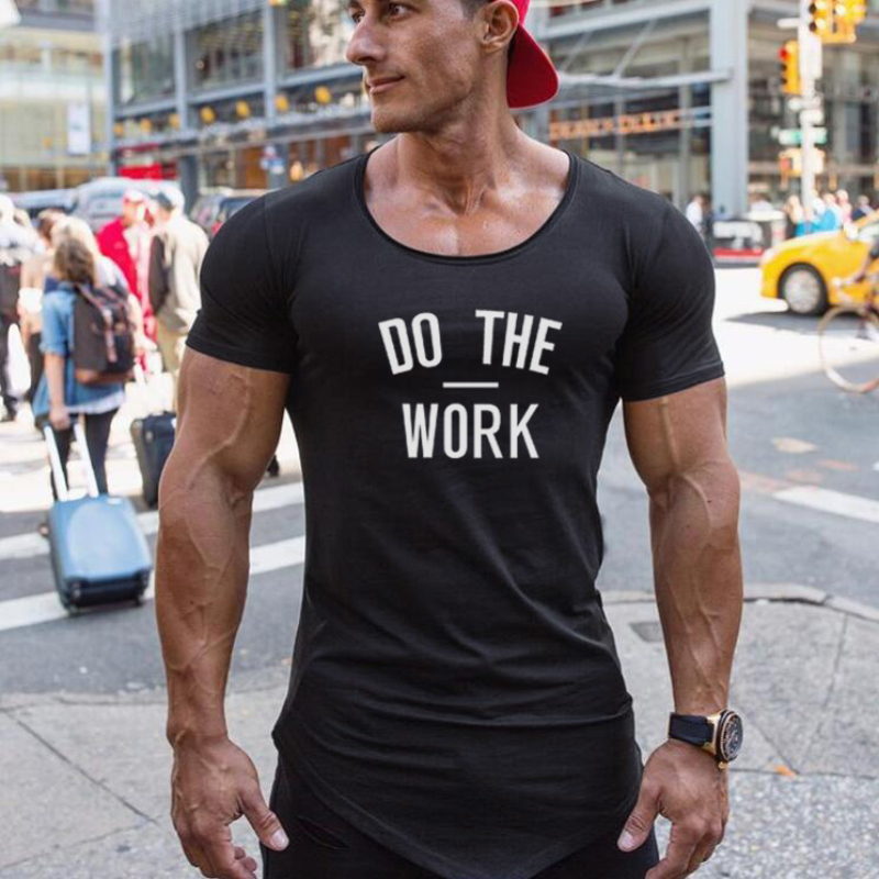 Мужские спортивные облегающие  – обзор и цена Muscle Tee Workout