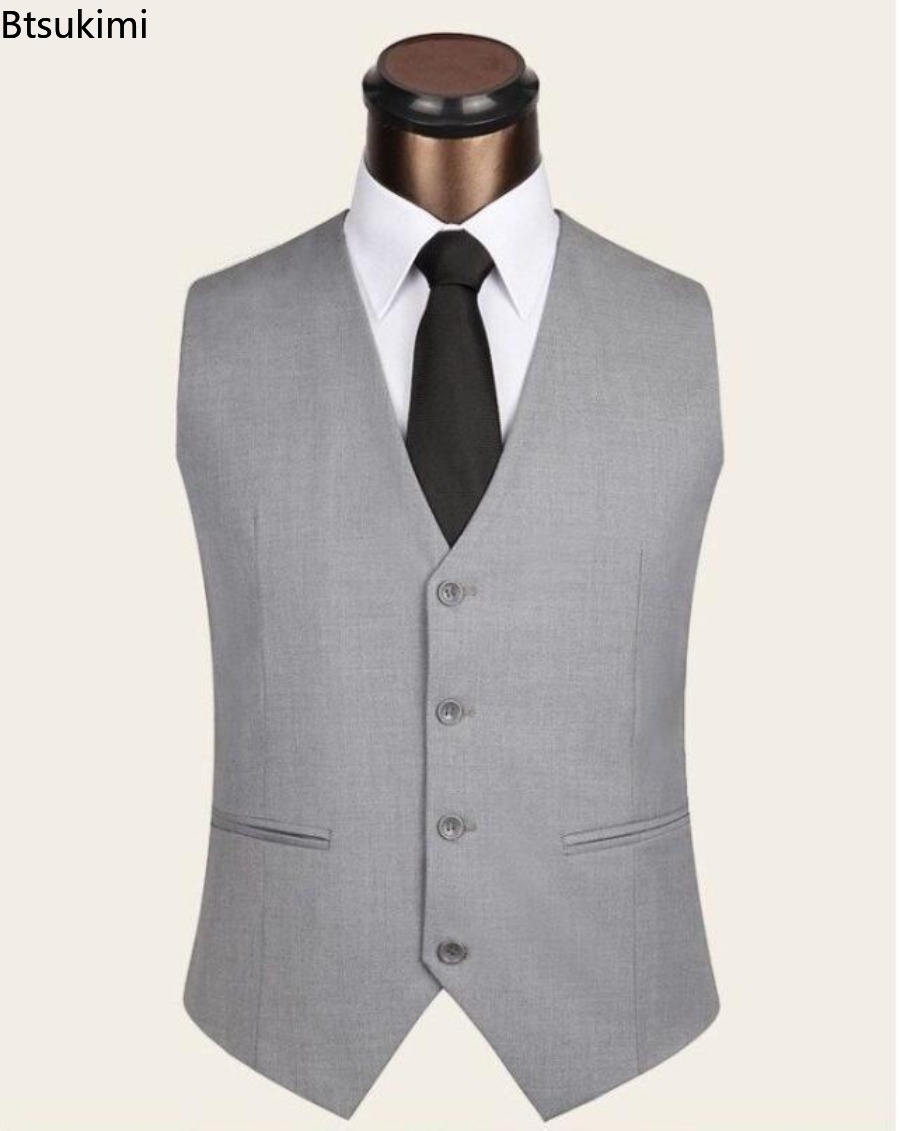 S-6XL Плюс Размер Мужской Коре – обзор и цена Formal Waistcoat Vest