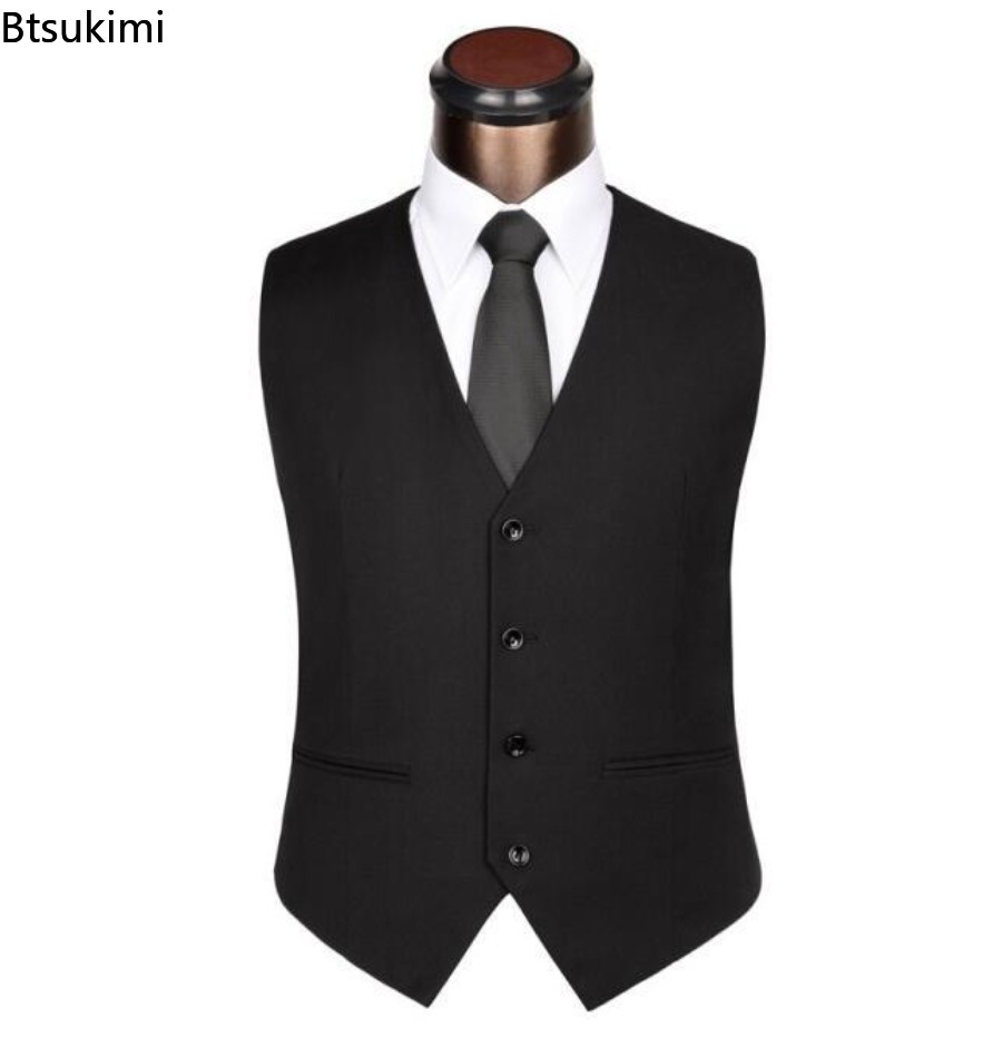 S-6XL Плюс Размер Мужской Коре – обзор и цена Formal Waistcoat Vest
