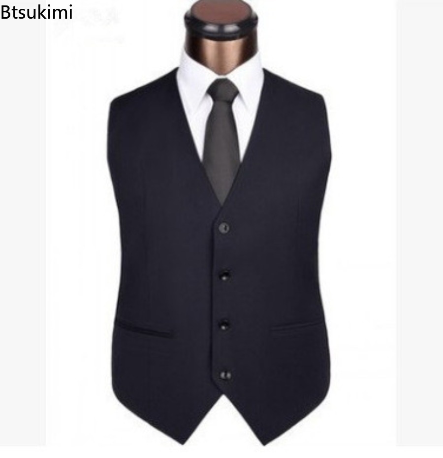 S-6XL Плюс Размер Мужской Коре – обзор и цена Formal Waistcoat Vest