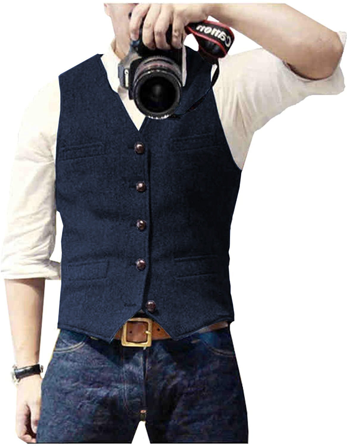 Мужской костюмный жилет с V-об – обзор и цена Formal Waistcoat Vest
