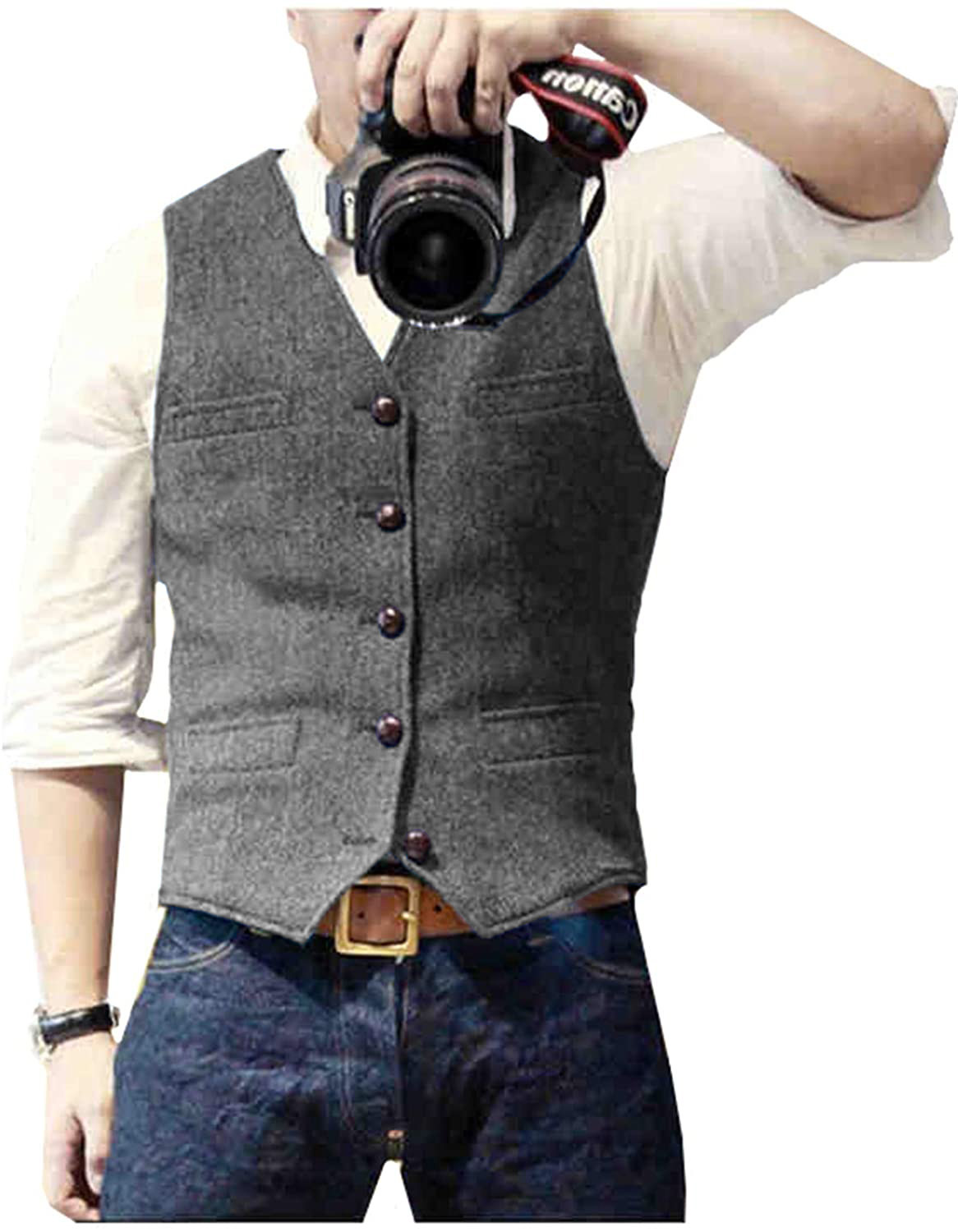 Мужской костюмный жилет с V-об – обзор и цена Formal Waistcoat Vest
