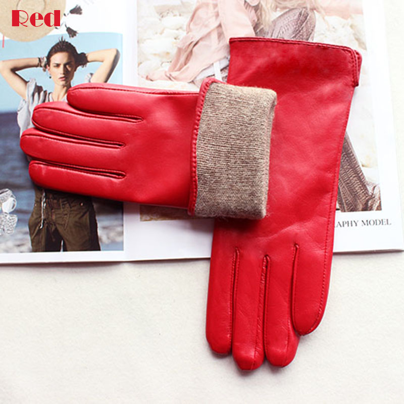 Женские цветные перчатки из ов – обзор и цена Driving Gloves Leather