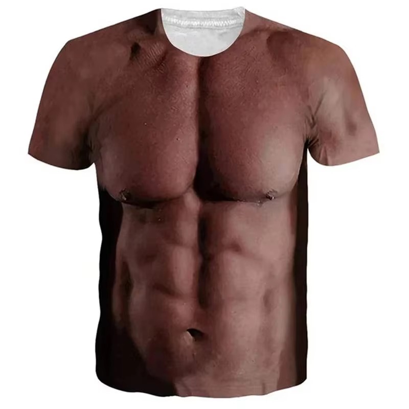 2026 Забавная футболка с 3D-пр – обзор и цена Muscle Tee Workout